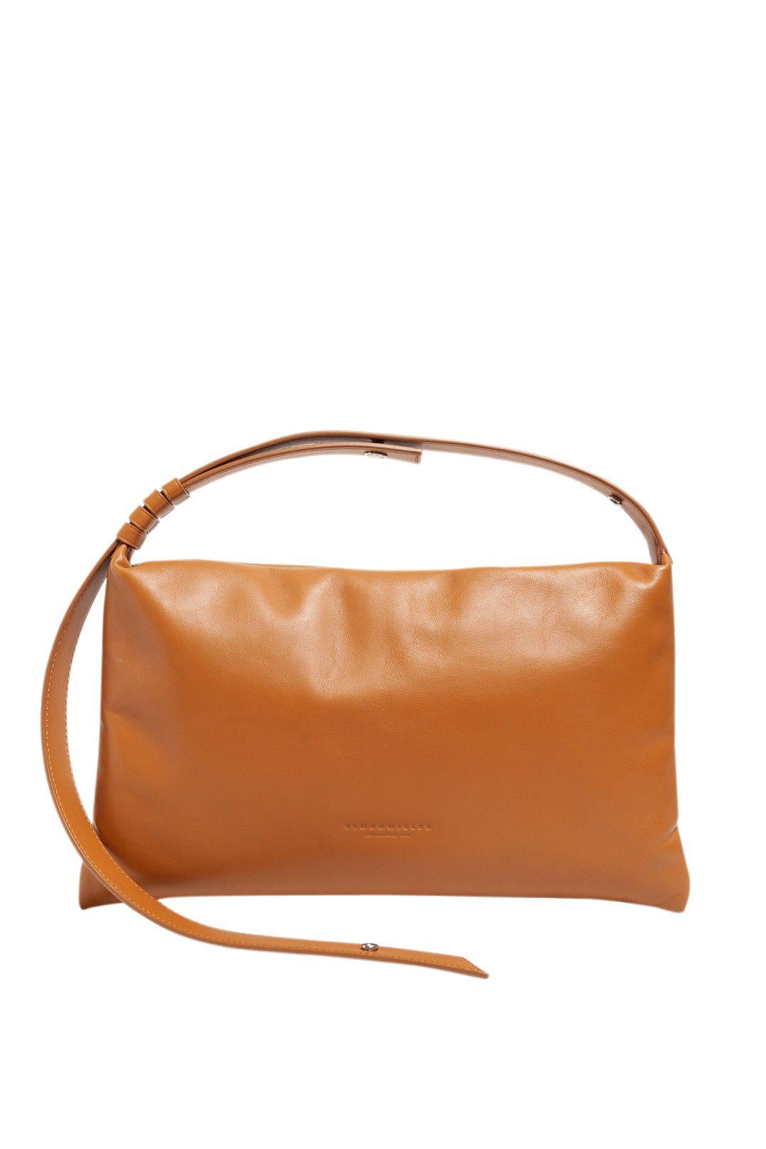 Puffin leather handbag