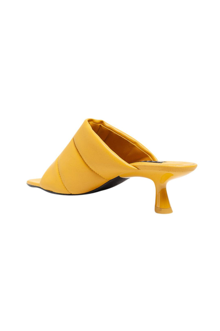 SIMON MILLER-Vegan quilted heel sandals-dgallerystore