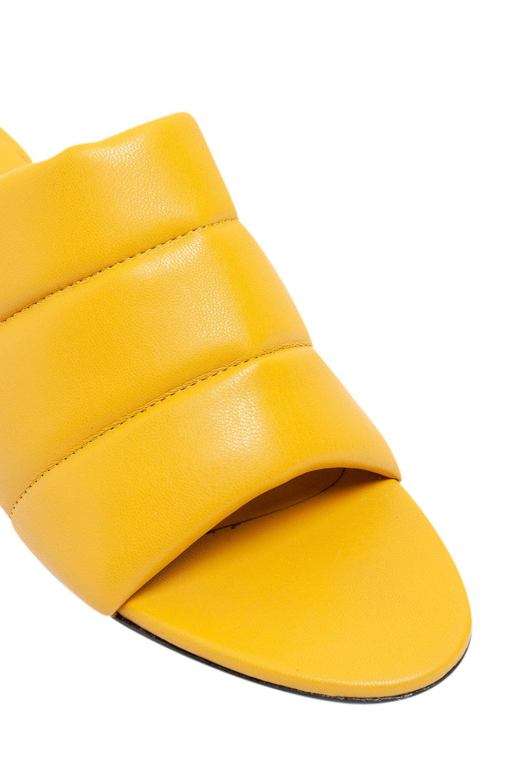SIMON MILLER-Vegan quilted heel sandals-dgallerystore