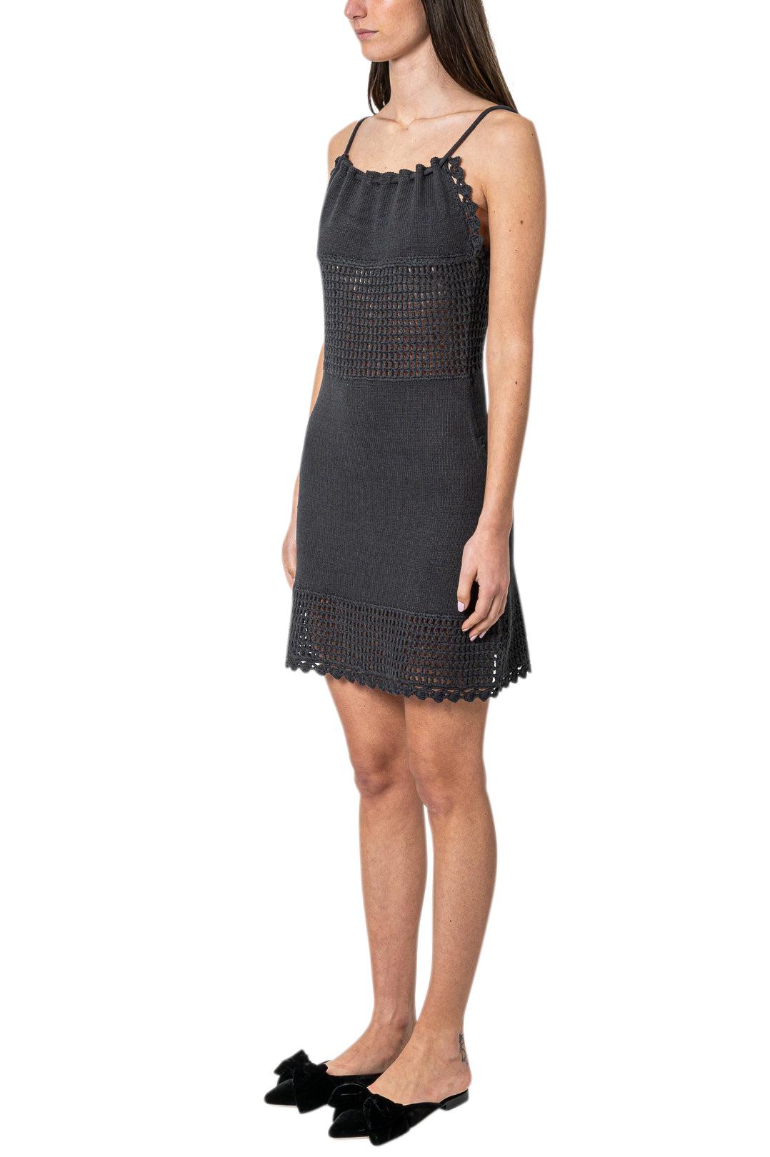 The Garment-Knit linen mini dress-dgallerystore