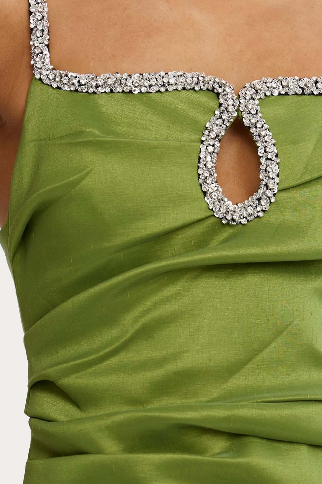 Acler - Astonhall midi dress basil green