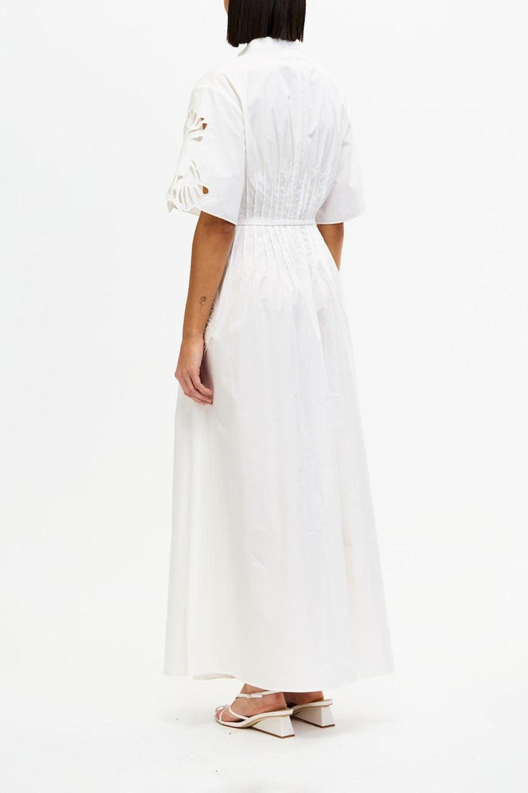 Acler-Balwest maxi dress ivory-dgallerystore