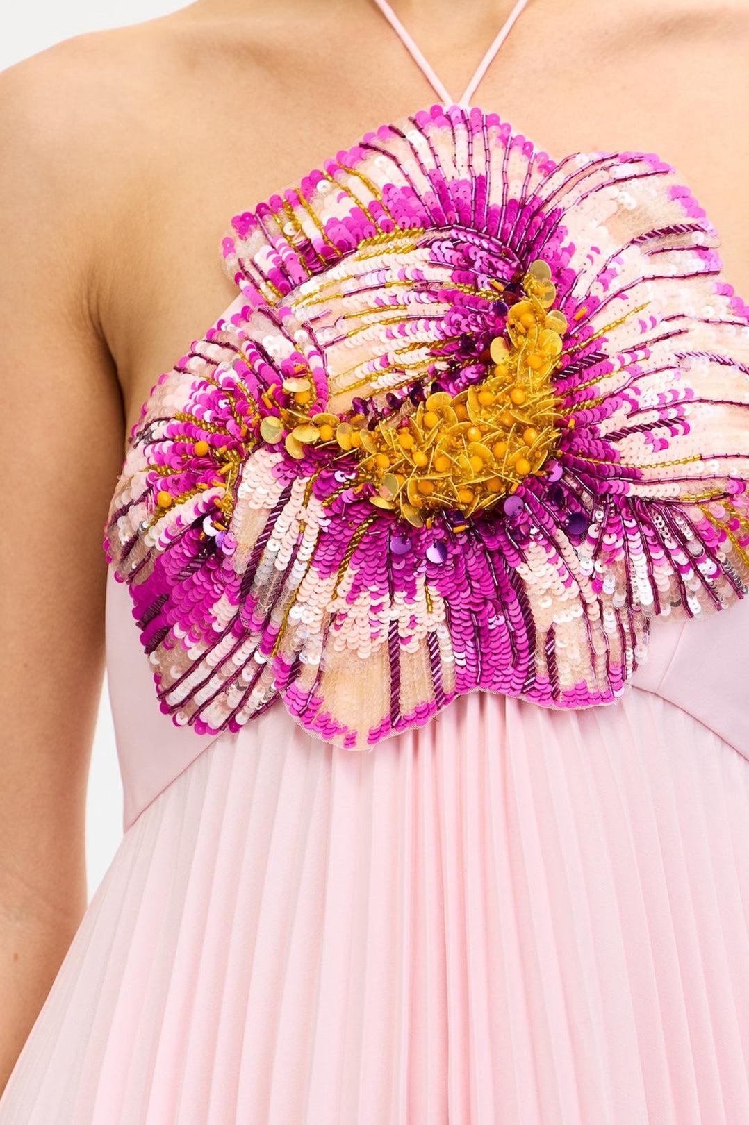 Acler-Brewood maxi dress primrose-dgallerystore