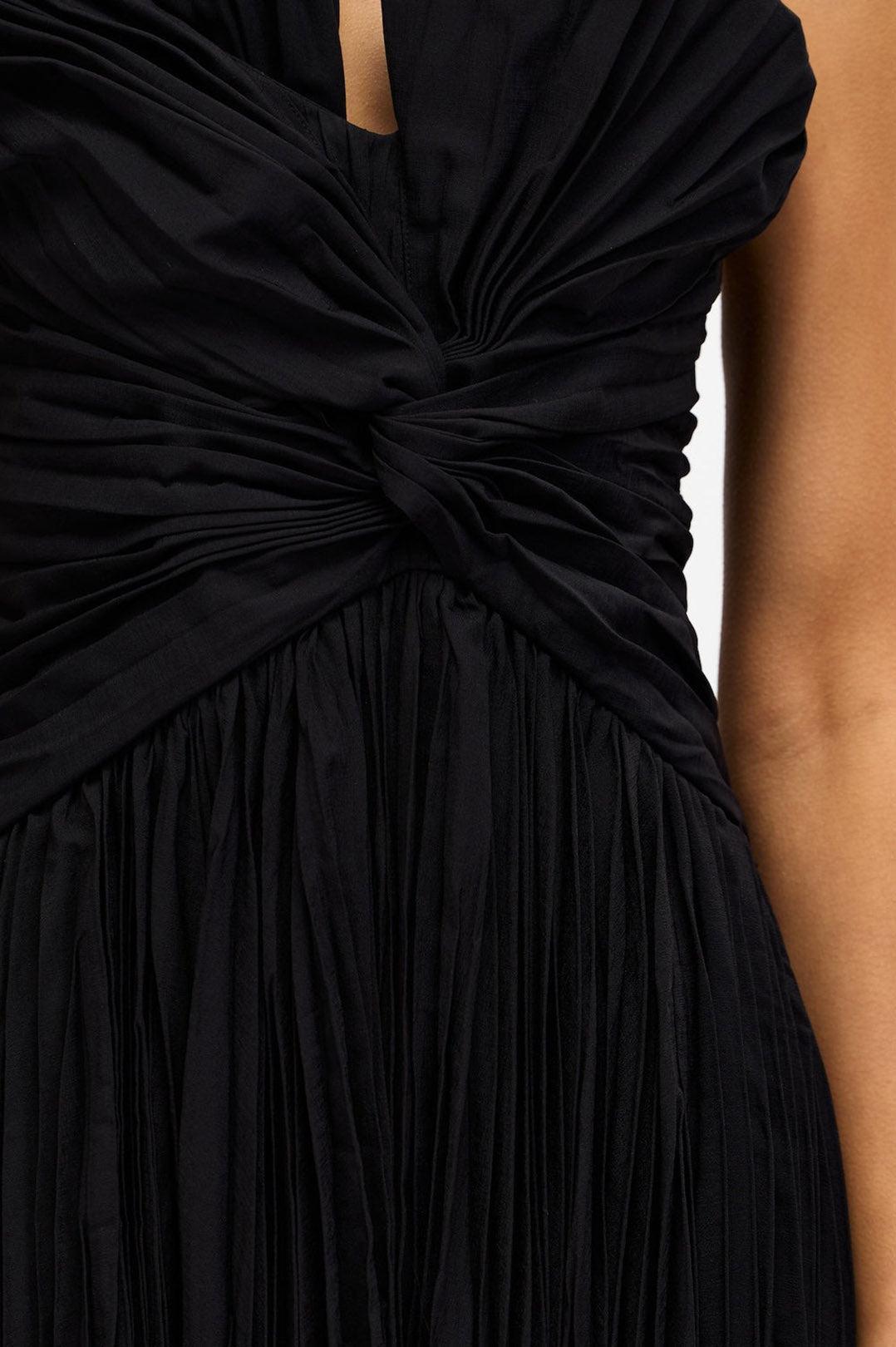Acler-Broadhay maxi dress black-dgallerystore