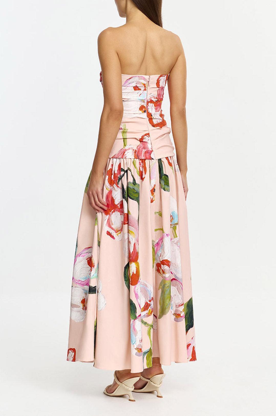Acler-Nershall maxi dress cherry medley-dgallerystore