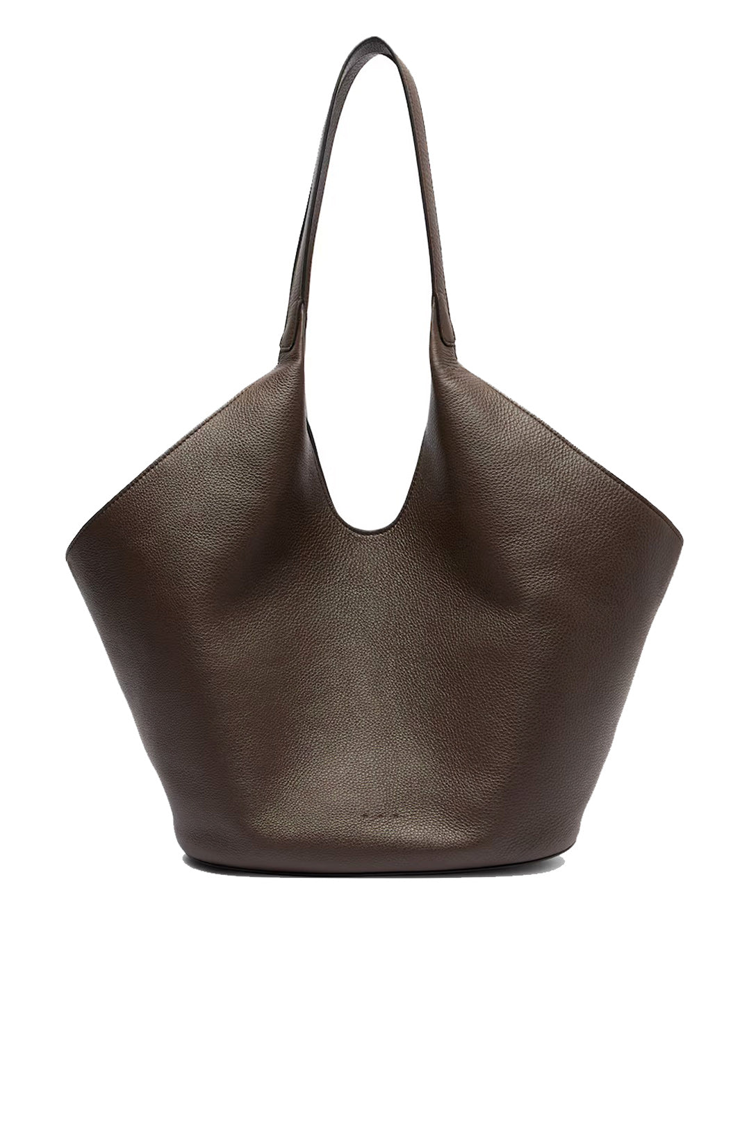 Aesther Ekme-Leather Phantom Tote Bag Chestnut-dgallerystore