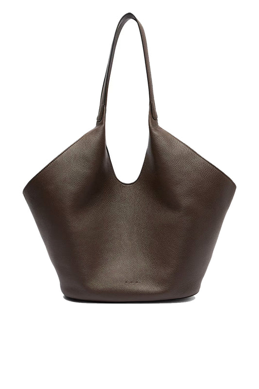 Aesther Ekme-Leather Phantom Tote Bag Chestnut-dgallerystore