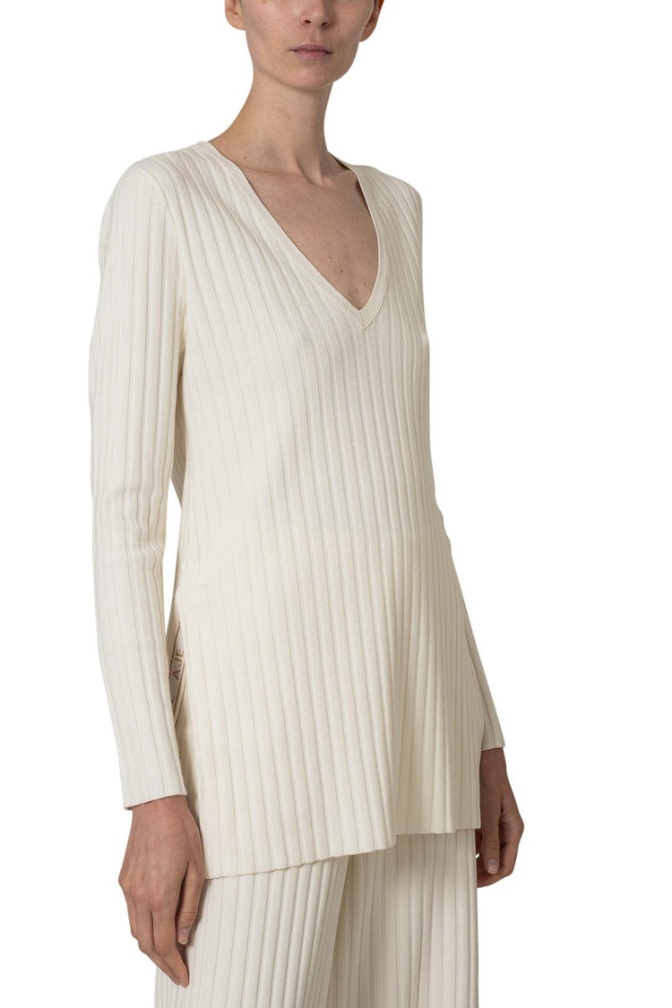 Aje-Archer Logo Trim Knit Tunic-dgallerystore