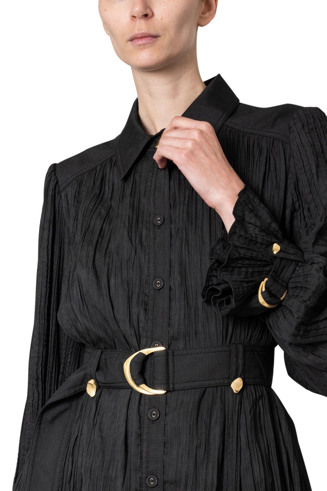 【Aje.】Bays Crushed Pleat Midi Dress Aje Bays Crushed Pleat Midi Dress | Liberty