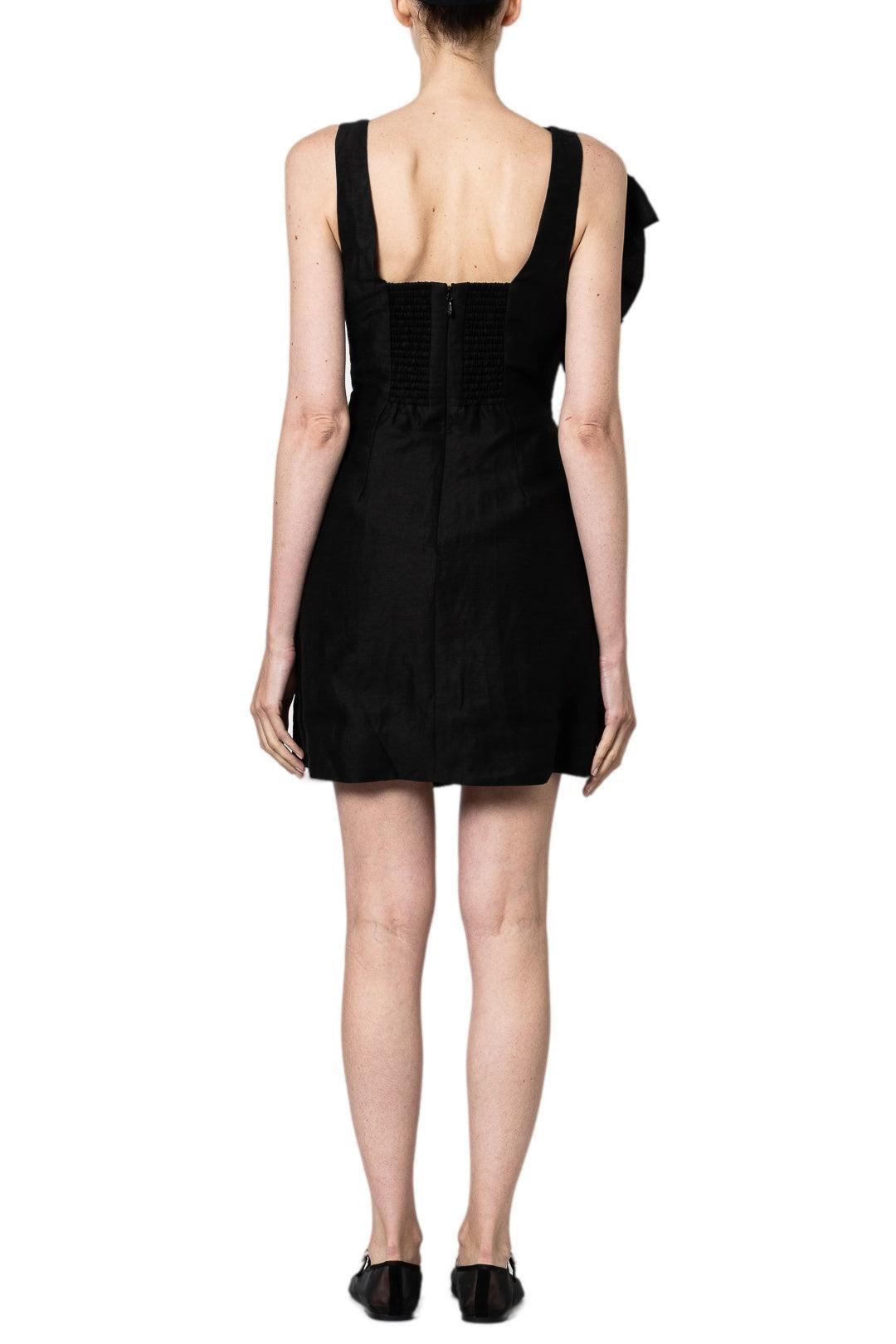aje energy mini dress Aje Energy Mini Dress In Colour Black Size 10