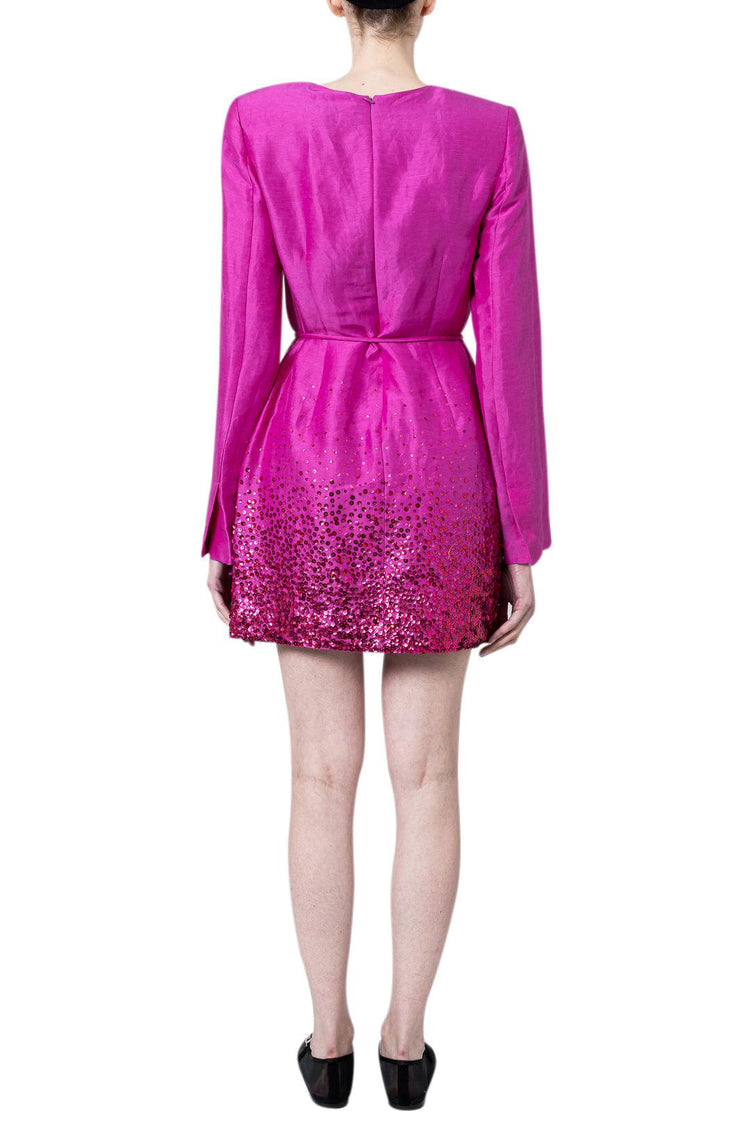 Aje-Reflection Sequin Mini Dress-dgallerystore