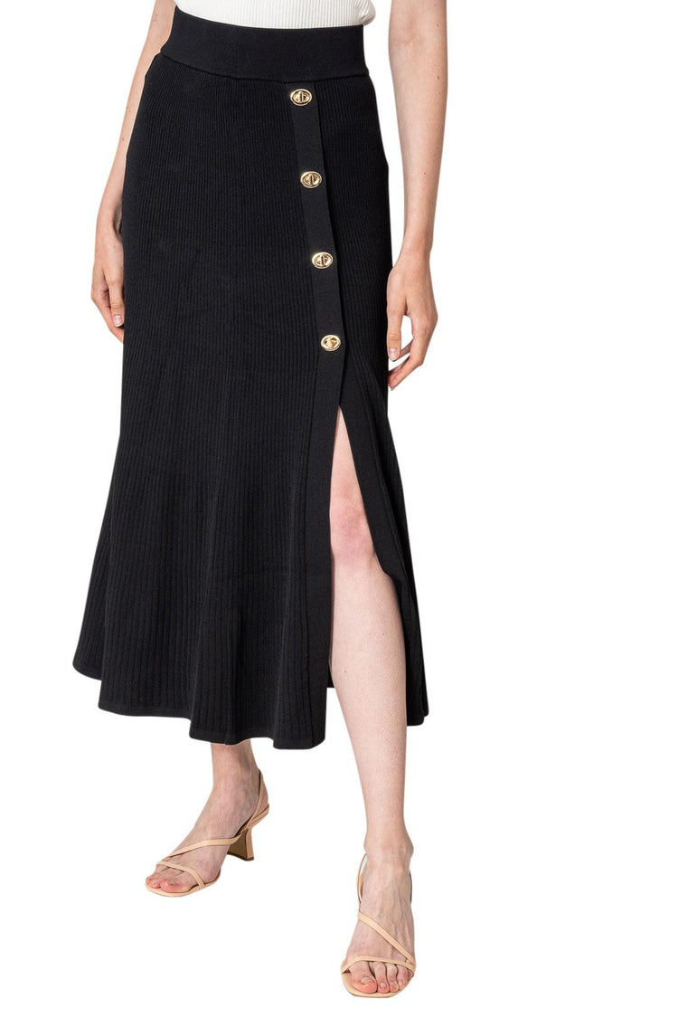 Aje-Rosanna Knit Midi Skirt-dgallerystore