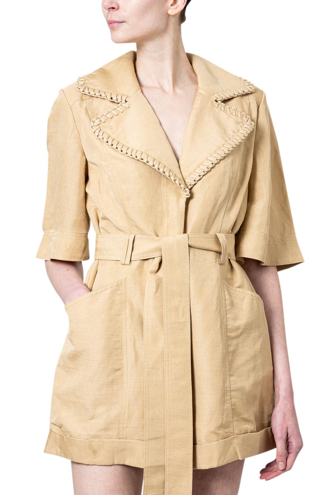 Aje-Tactil Whipstitch Playsuit-dgallerystore