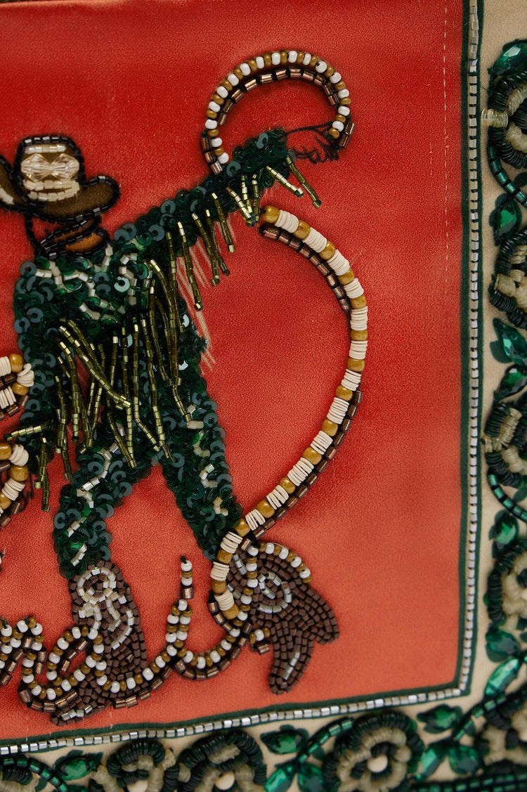 Alemais-Ace cowboy embellished clutch-dgallerystore