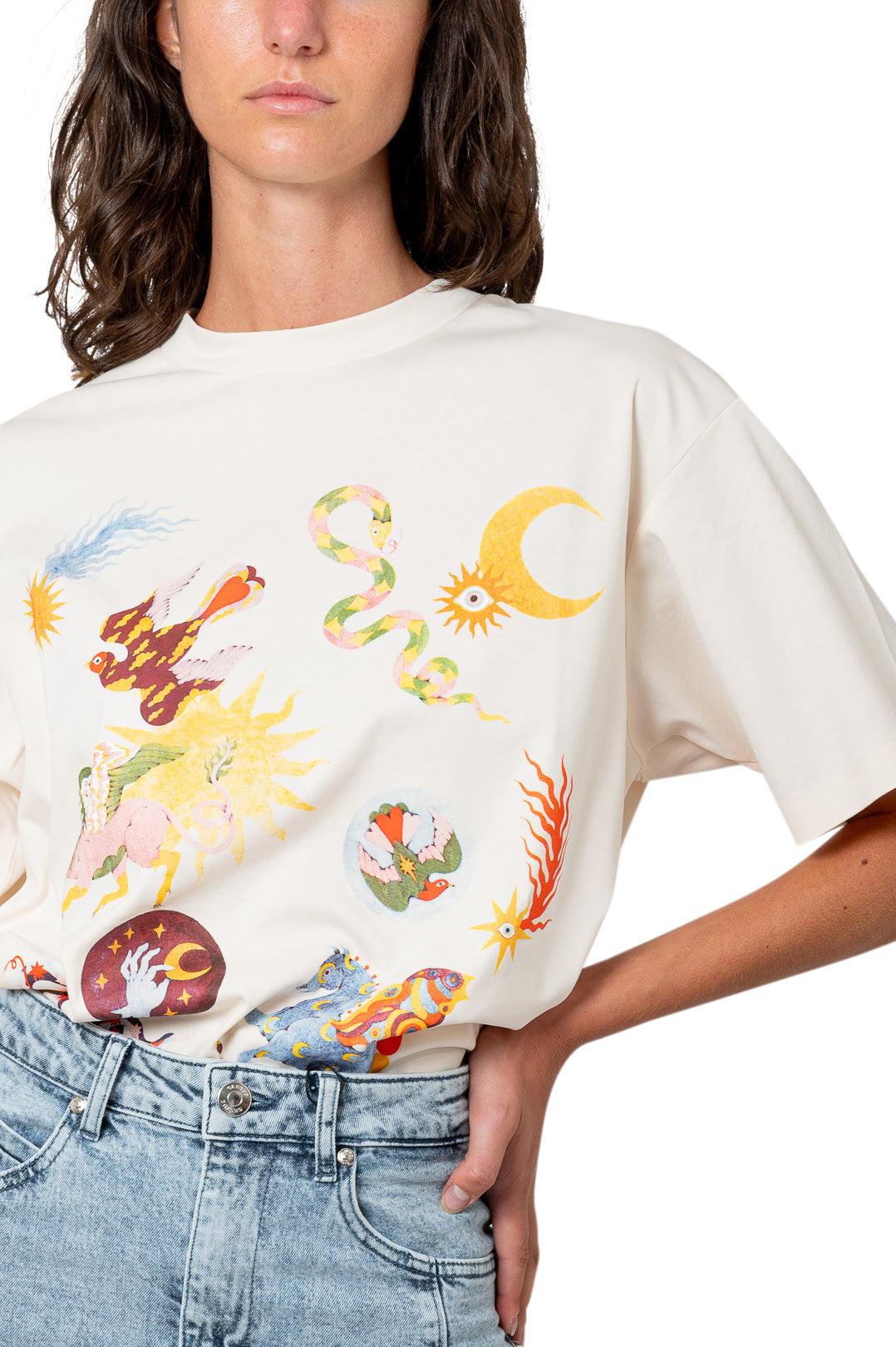 Alemais-Lou Oversized Party T-shirt-dgallerystore