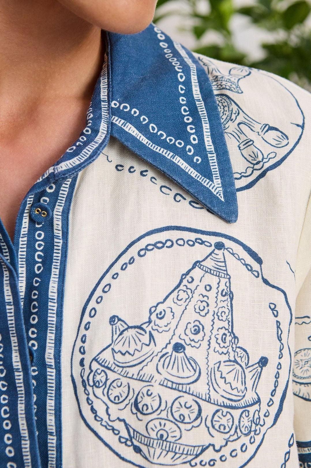 Alemais-Lucky shirt dress-dgallerystore