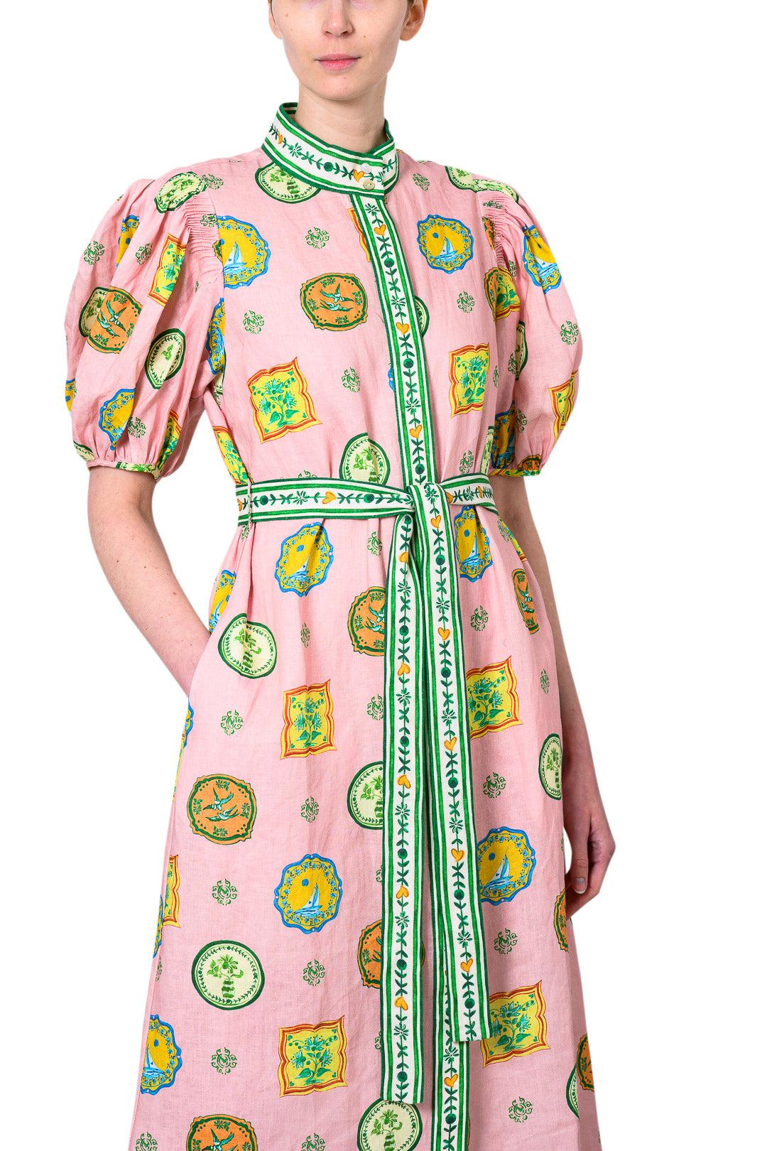 Alemais-Porcelain Shirtdress-dgallerystore