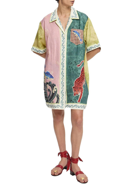 Alemais-Rochester mini shirtdress-dgallerystore