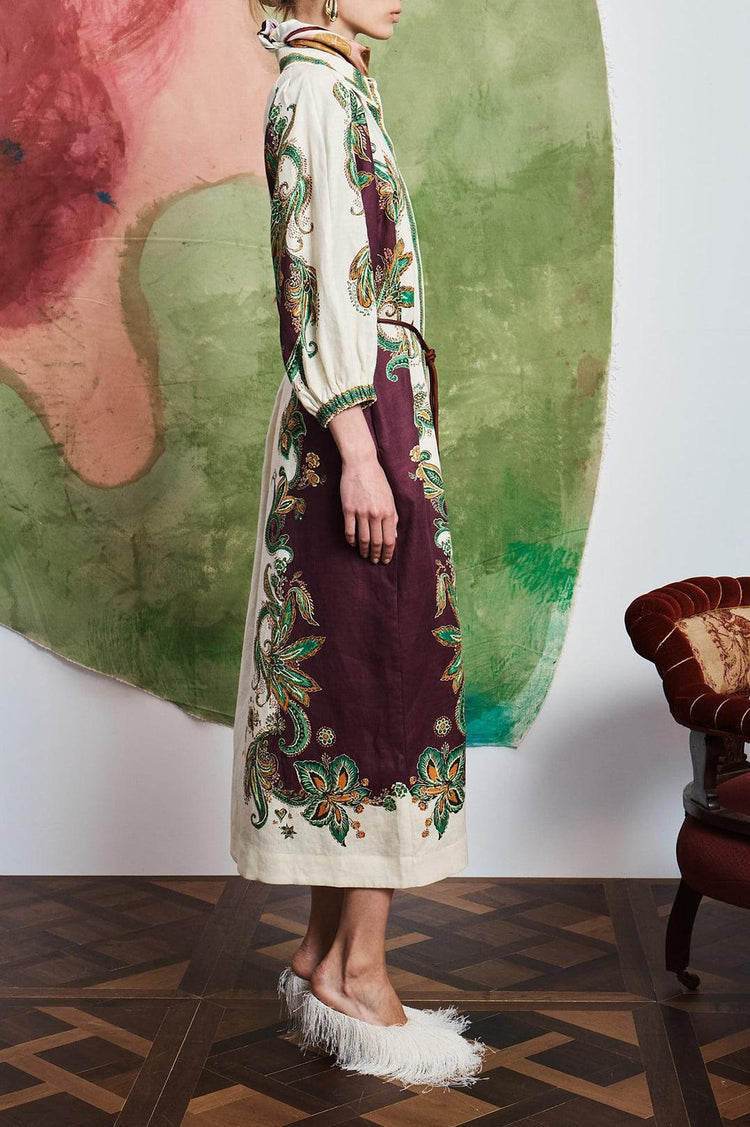 Alemais-Ruthie short sleeve shirtdress-dgallerystore