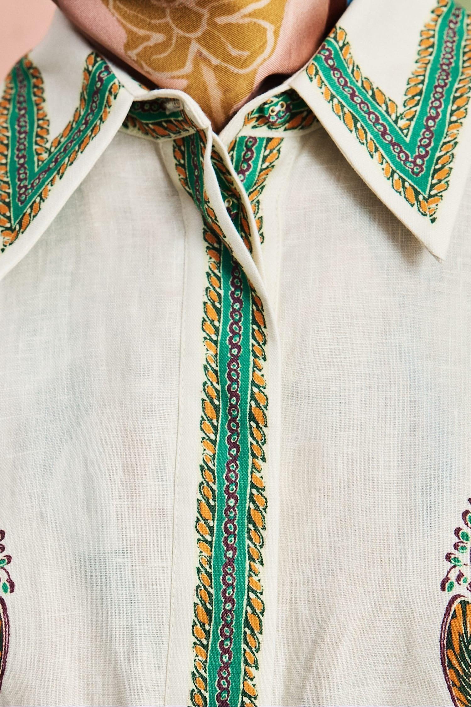 Alemais-Ruthie short sleeve shirtdress-dgallerystore