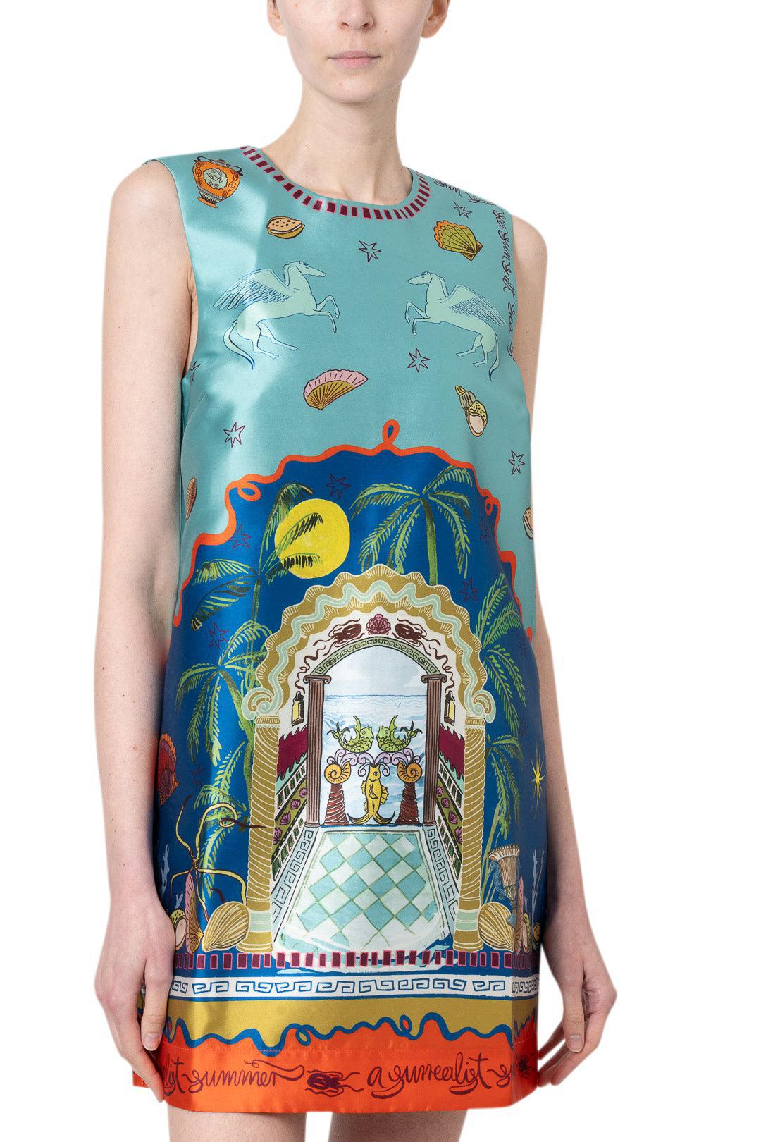 Alemais-Surrealist Summer Mini dress-dgallerystore