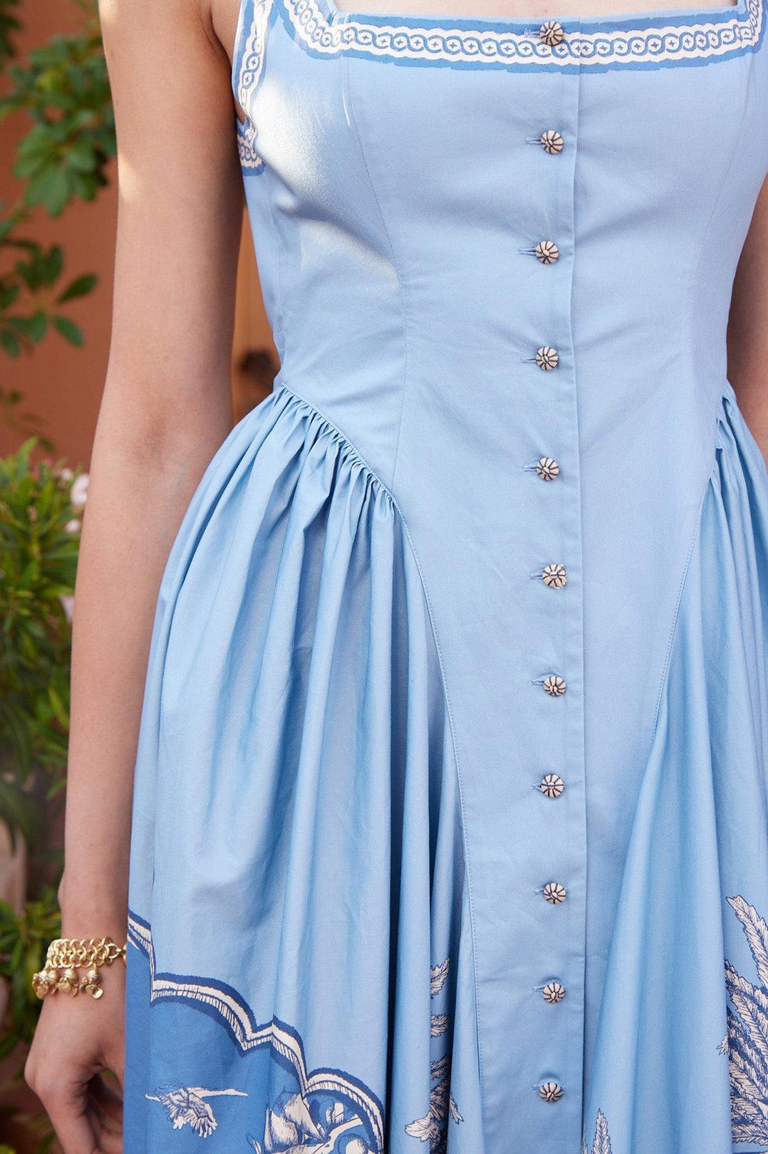 Alemais-Villa romantica midi dress-dgallerystore