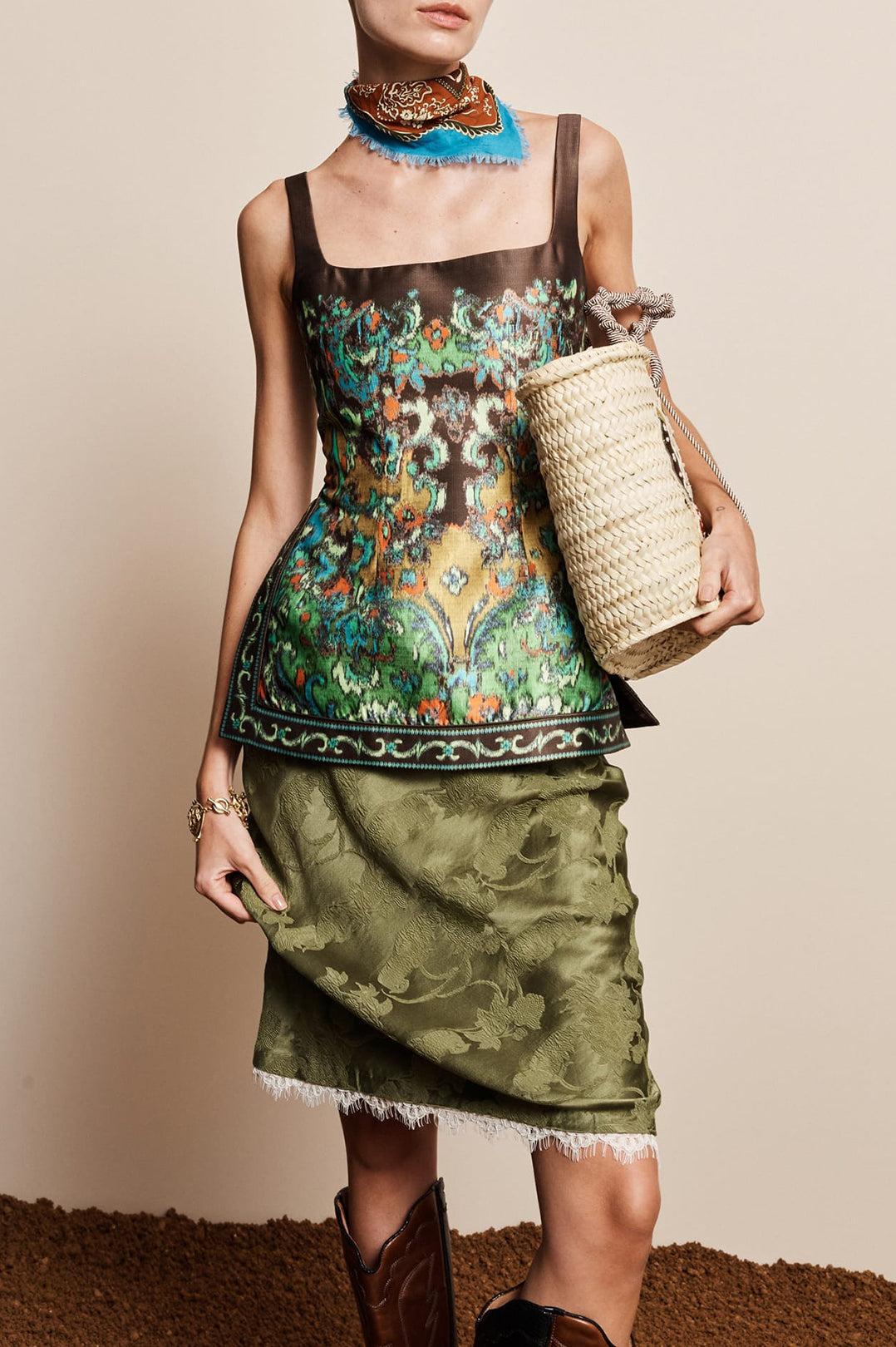 Alemais-Winifred bias slip skirt-dgallerystore