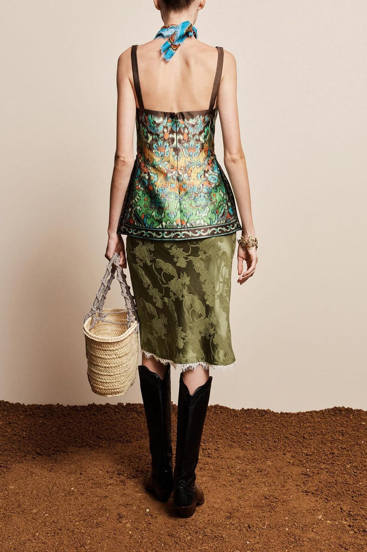 Alemais-Winifred bias slip skirt-dgallerystore