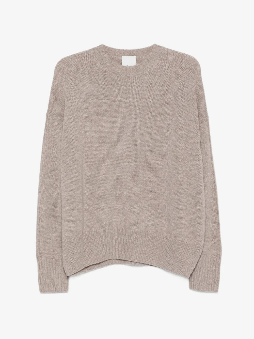Allude-Round Sweater in cashmere-dgallerystore