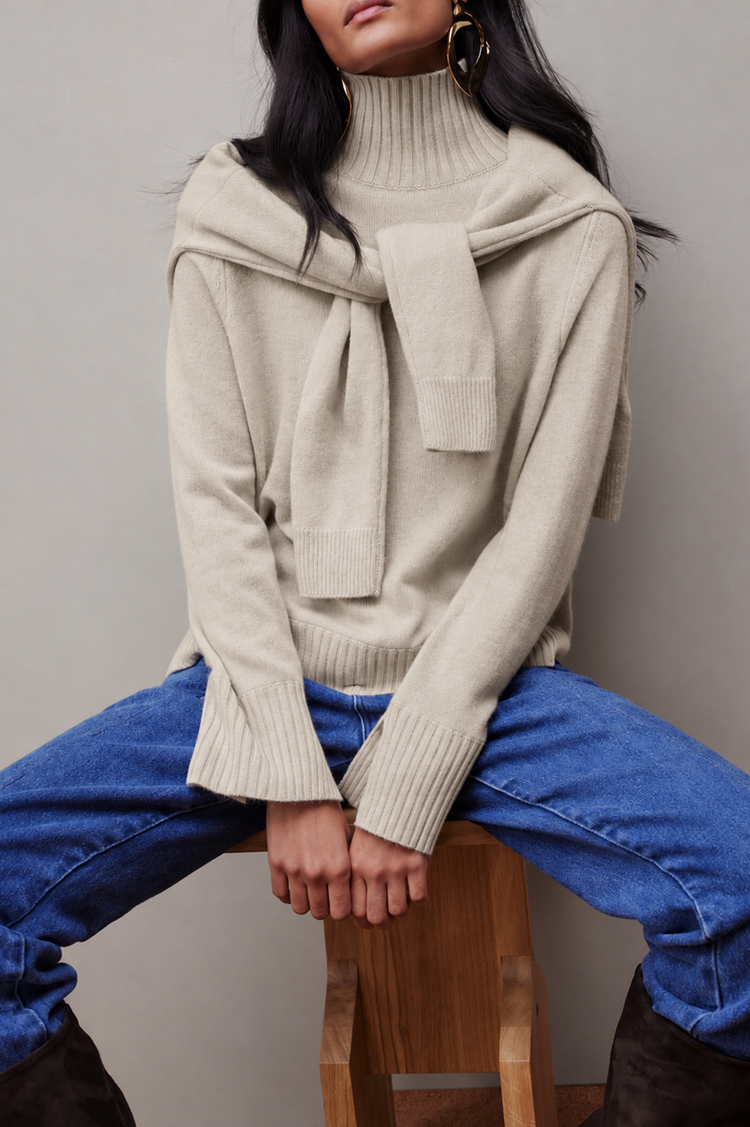 Allude-mockneck-sweater 100% cashmere-dgallerystore
