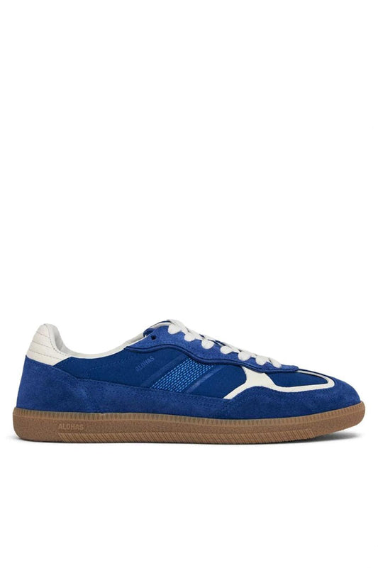 Alohas-Alohas 490 rife sheen blue leather sneakers-dgallerystore