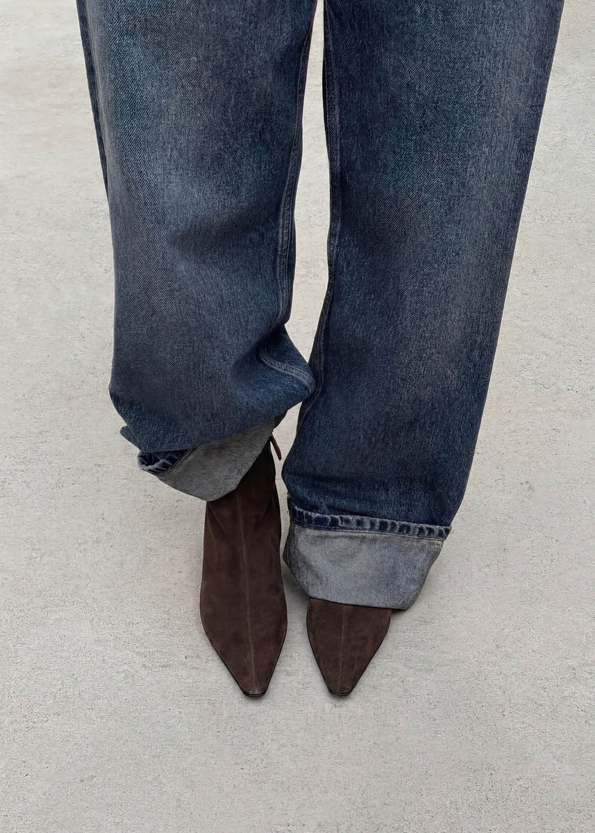 Alohas-Ambar suede brown leather ankle boots-dgallerystore