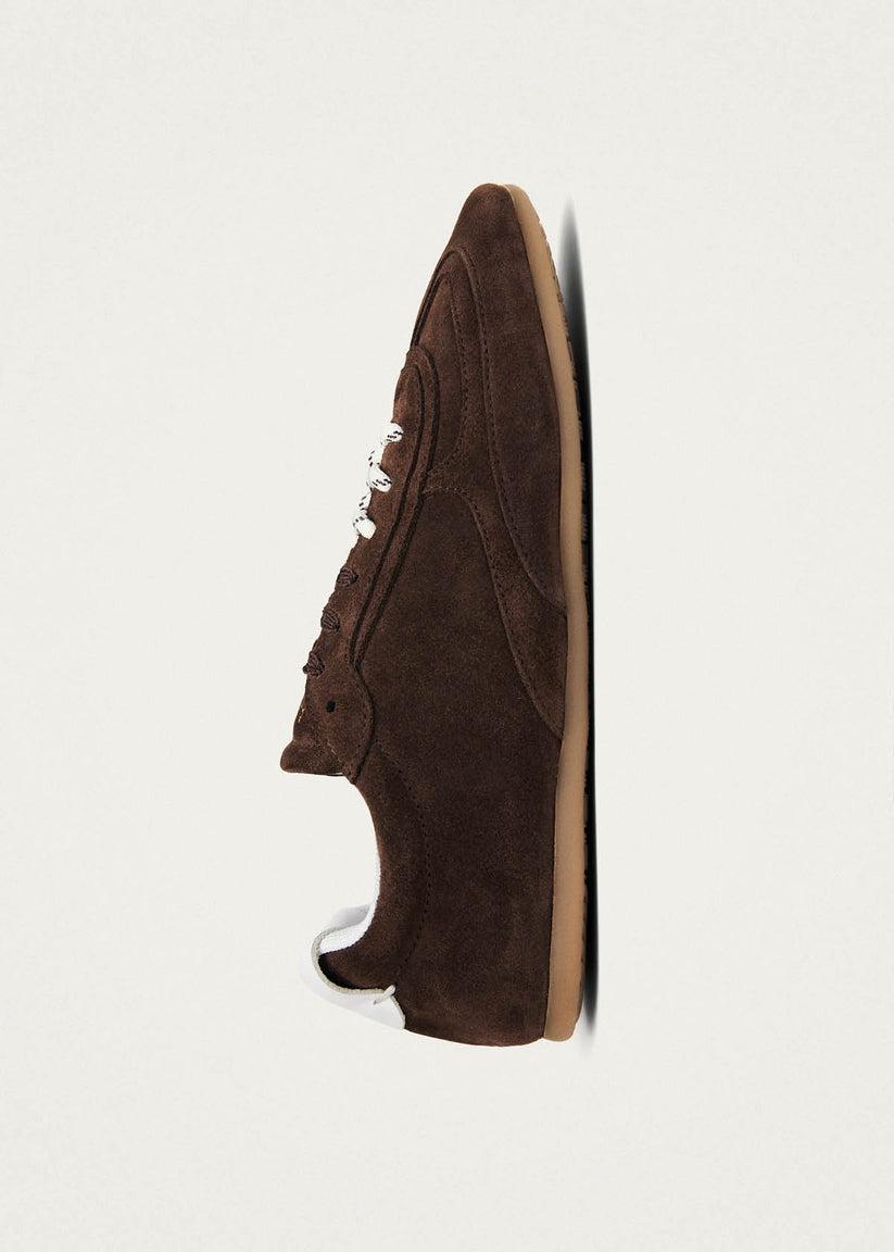 Alohas-Tb 24 suede chocolate brown leather sneakers-dgallerystore