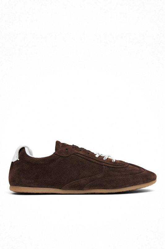 Alohas-Tb 24 suede chocolate brown leather sneakers-dgallerystore