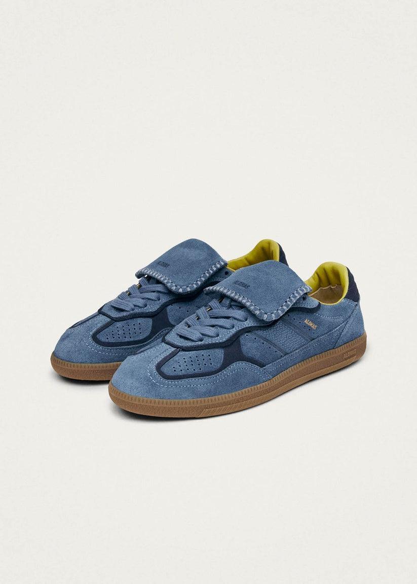Alohas-Tb 490 club suede blue leather sneakers-dgallerystore