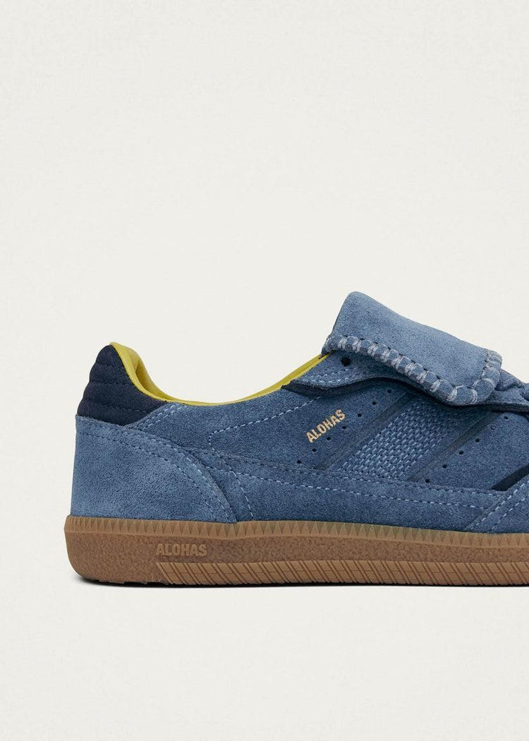 Alohas-Tb 490 club suede blue leather sneakers-dgallerystore