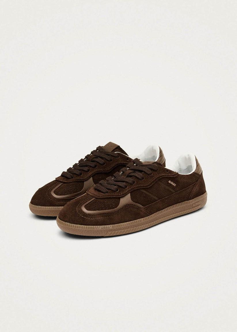 Alohas-Tb.490 Rife Chocolate Brown Leather Sneakers-dgallerystore