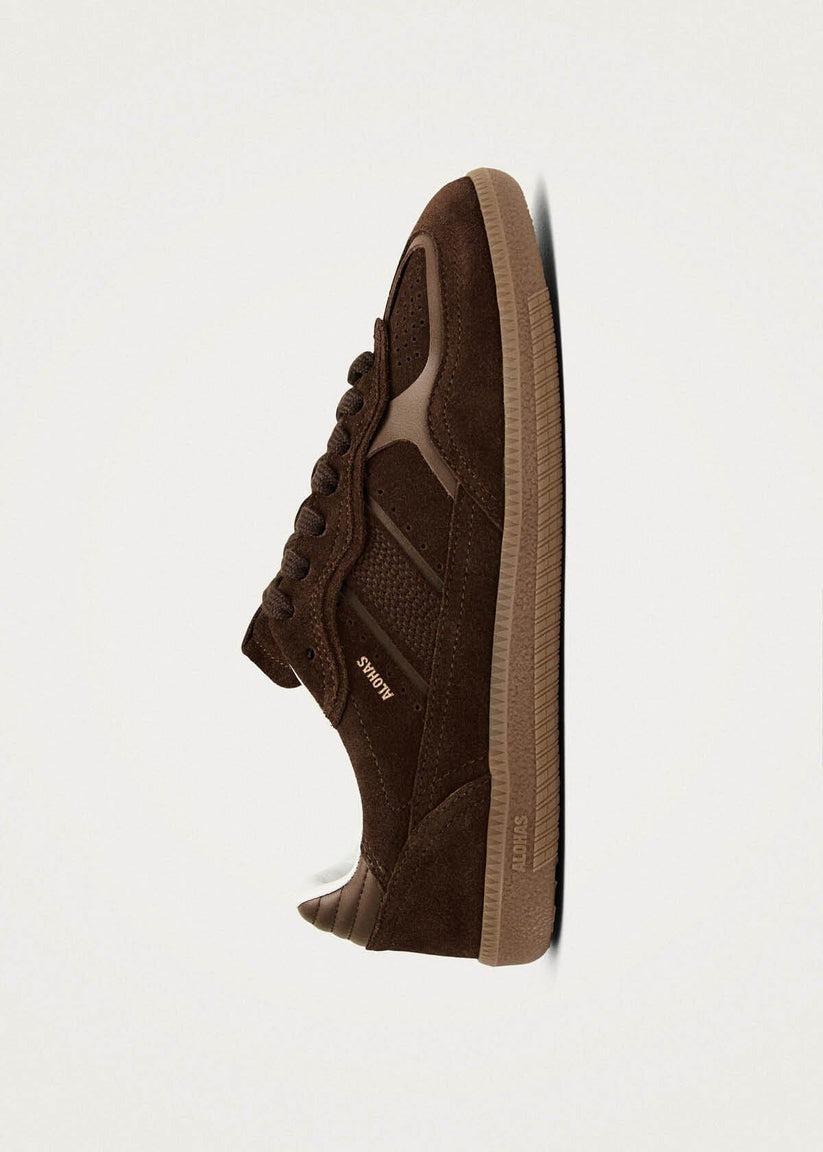 Alohas-Tb.490 Rife Chocolate Brown Leather Sneakers-dgallerystore