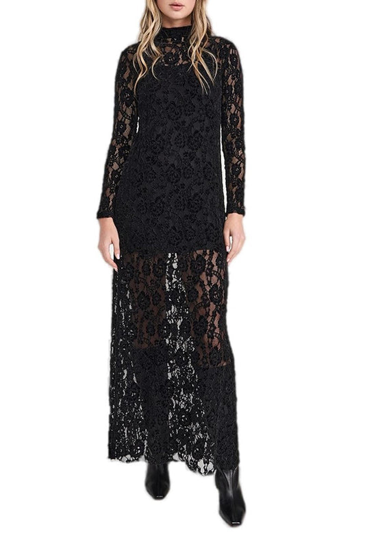 Alohas-Tiban Lace Dress-dgallerystore