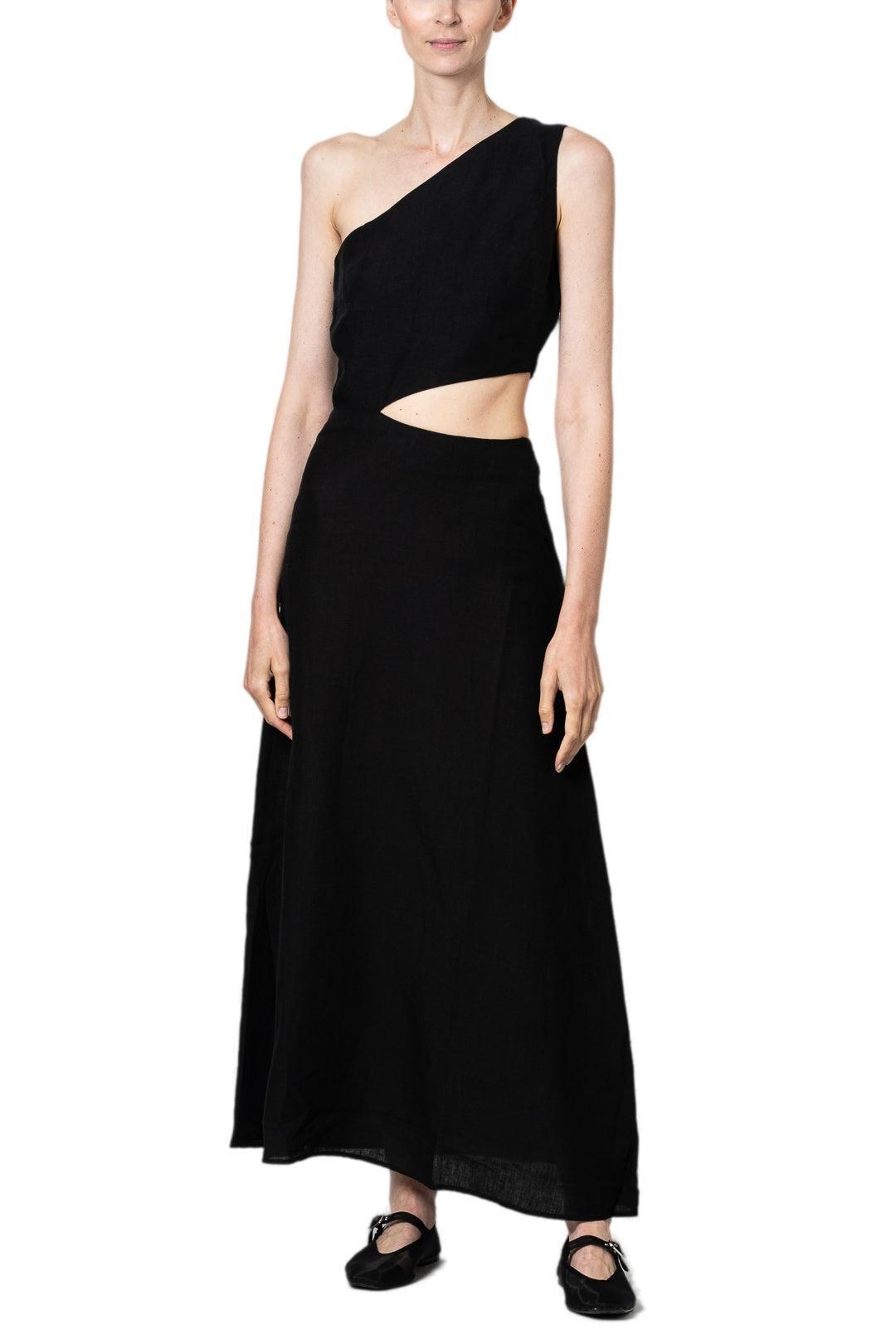 Arkitaip-Ava asymmetric maxi dress-dgallerystore