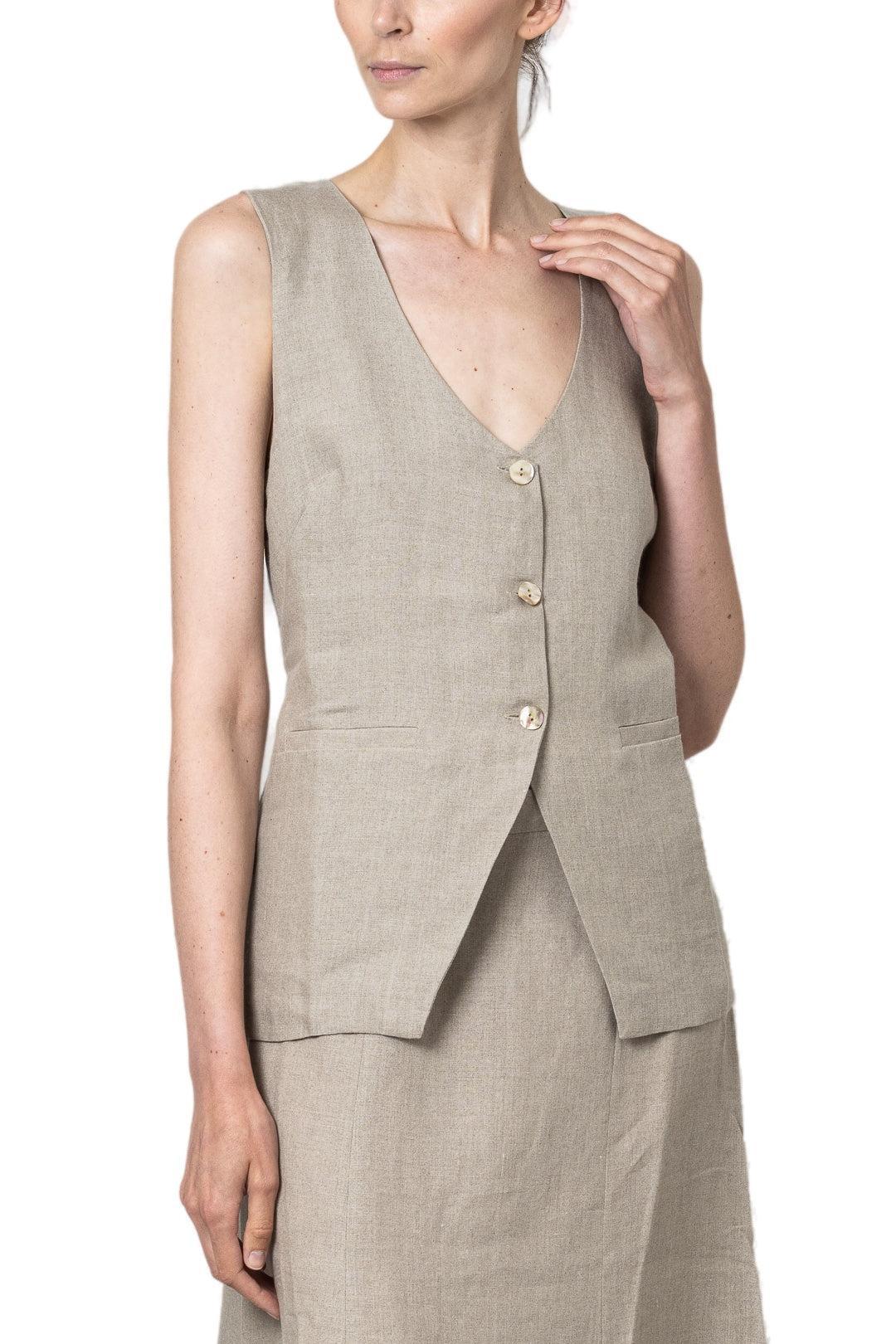 Arkitaip-Rosalie long vest-dgallerystore