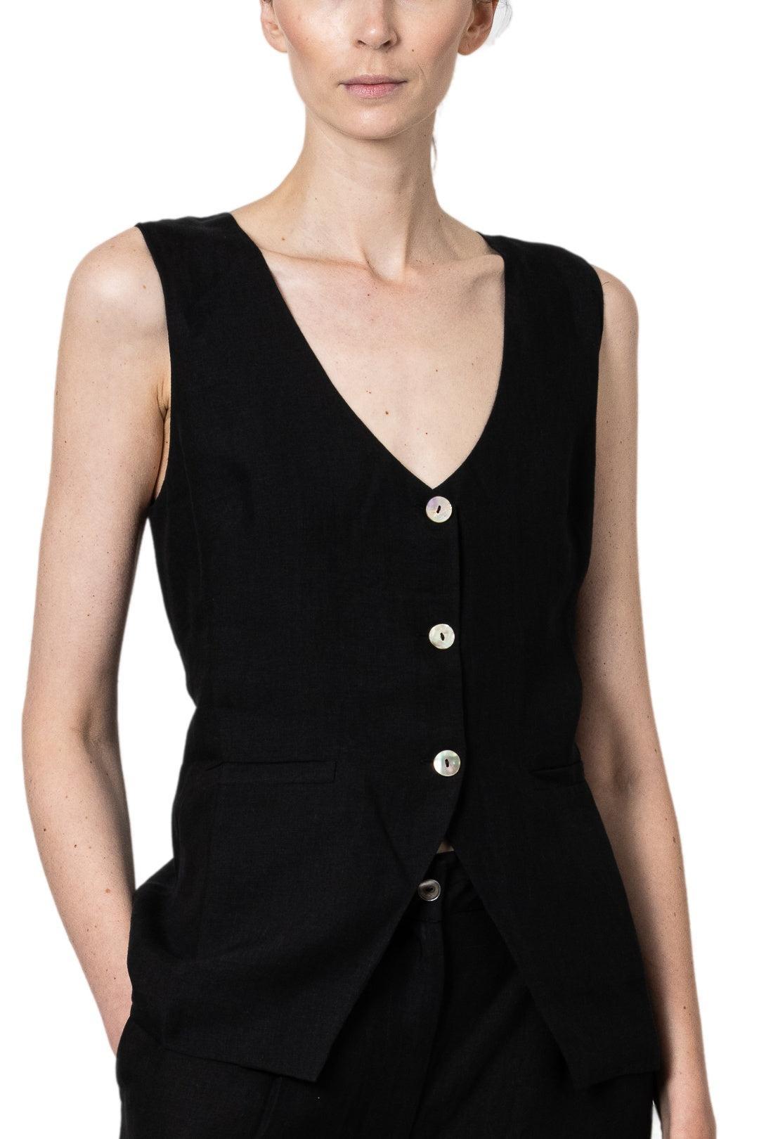 Arkitaip-Rosalie long vest-dgallerystore