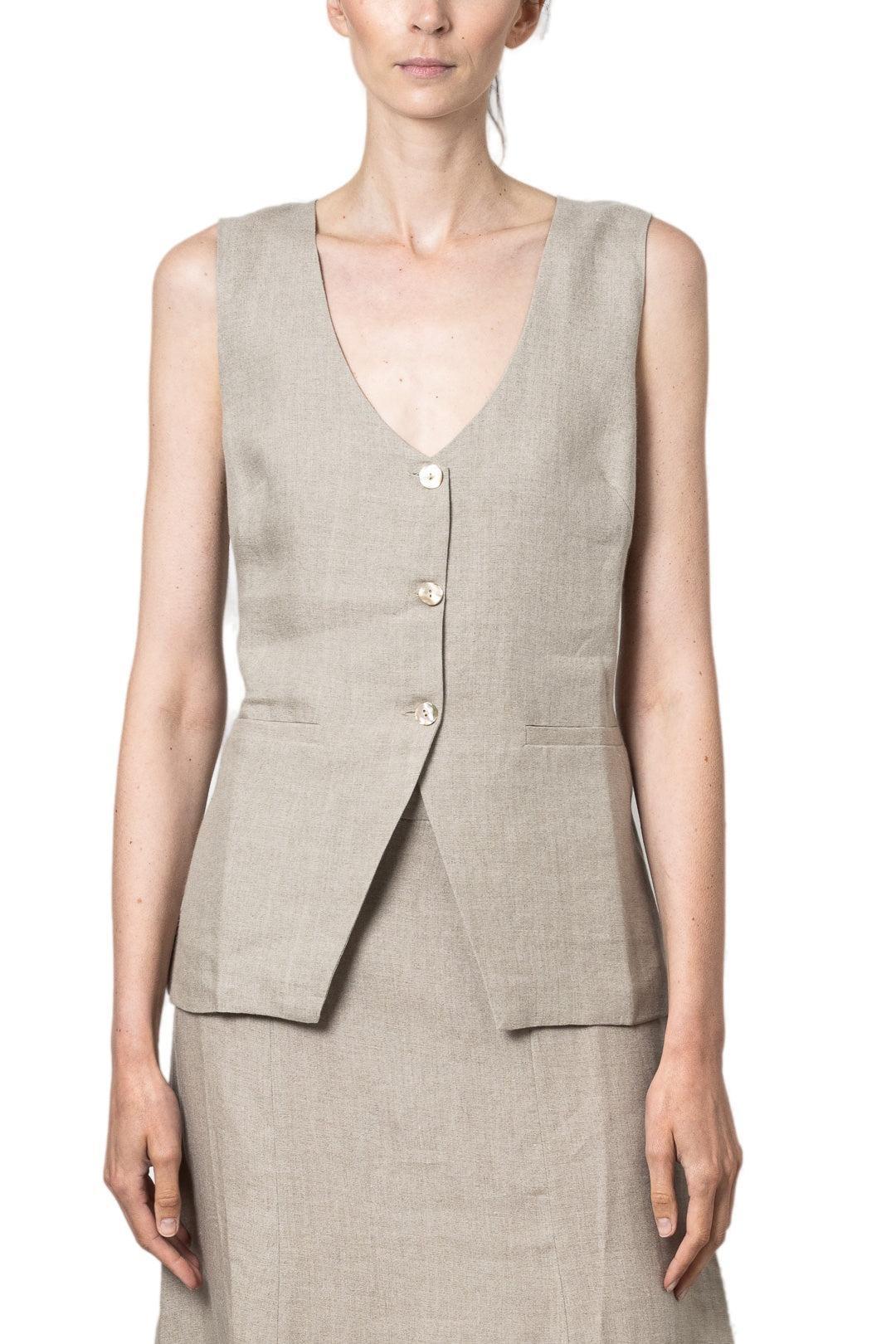 Arkitaip-Rosalie long vest-dgallerystore
