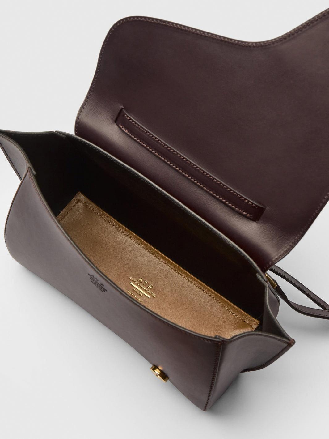 Atp Atelier-Arezzo walnut leather handbag-dgallerystore