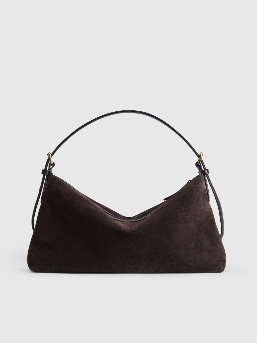 Atp Atelier-Castellare walnut suede shoulder bag-dgallerystore