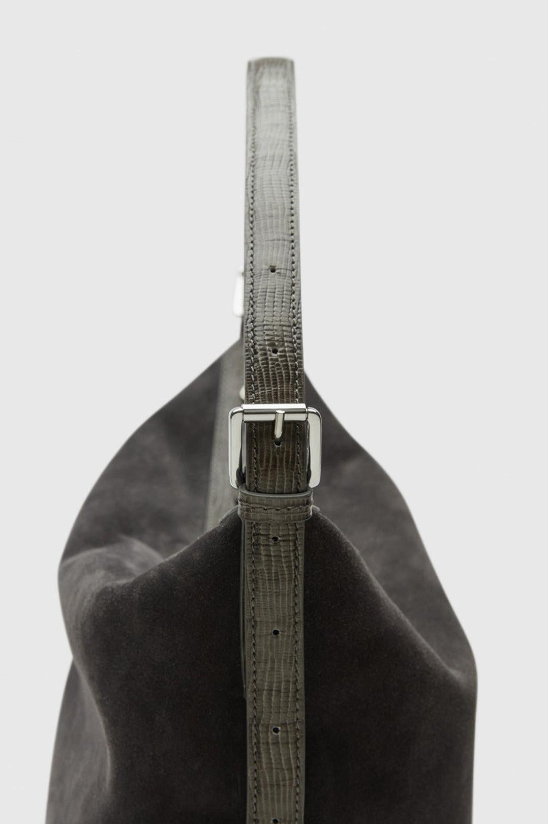 Atp Atelier-Tolve peltro suede printed lizard tote bag-dgallerystore