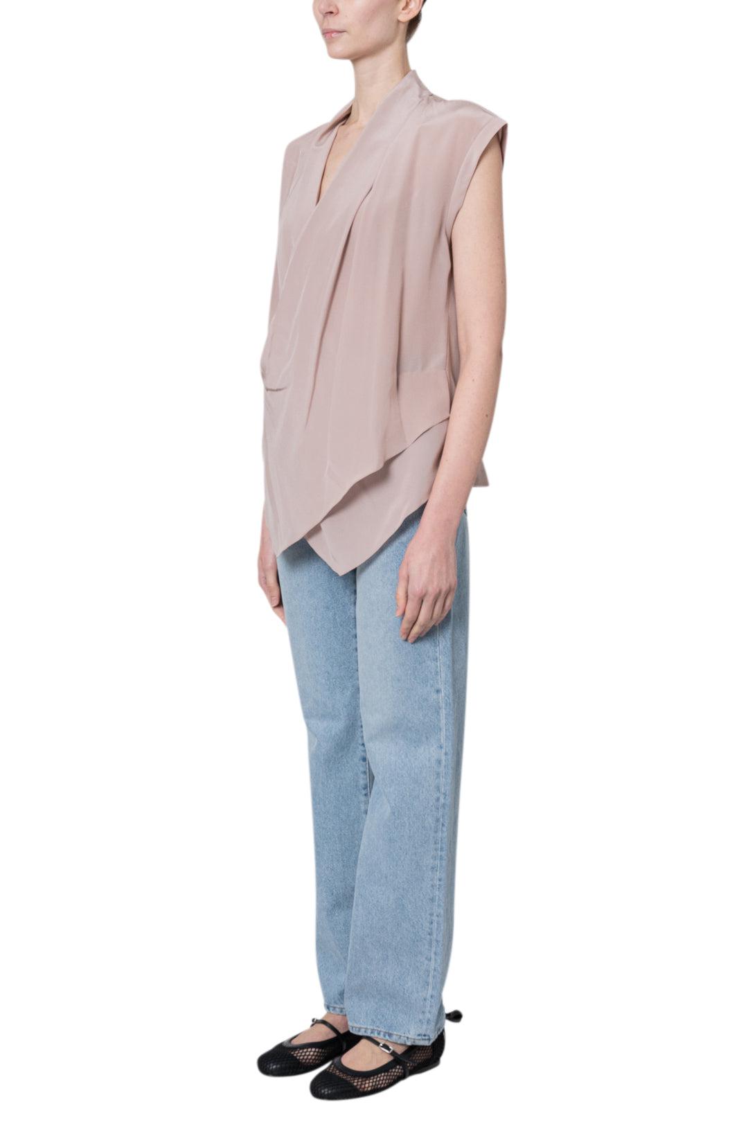 Brunello Cucinelli-SLEEVELESS TOP-FMB993DS712 C8700-dgallerystore