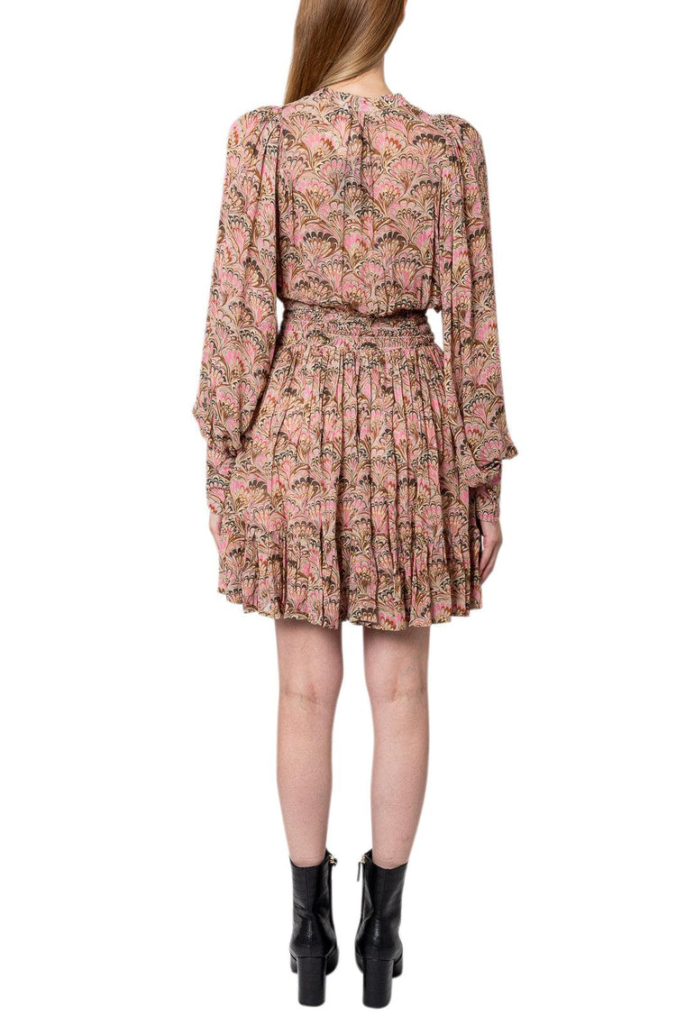 By Timo-Vintage print midi dress-dgallerystore