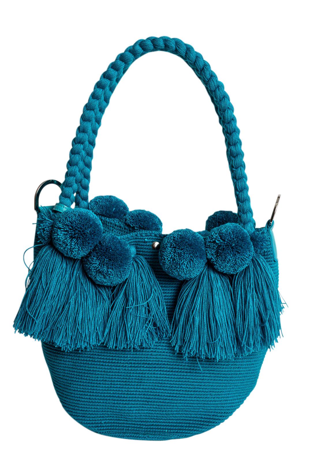 Claudio Montias-Big Woven Basket Bag-dgallerystore