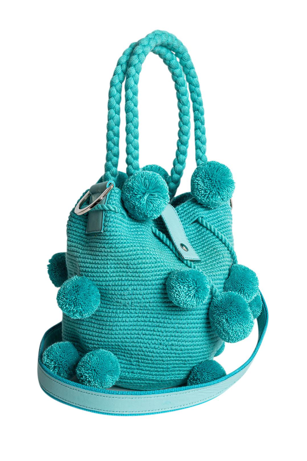 Claudio Montias-Small Woven Basket Bag-dgallerystore